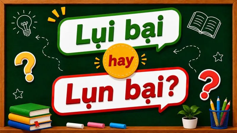 Lụn bại hay lụi bại mới là từ đúng chính tả?
