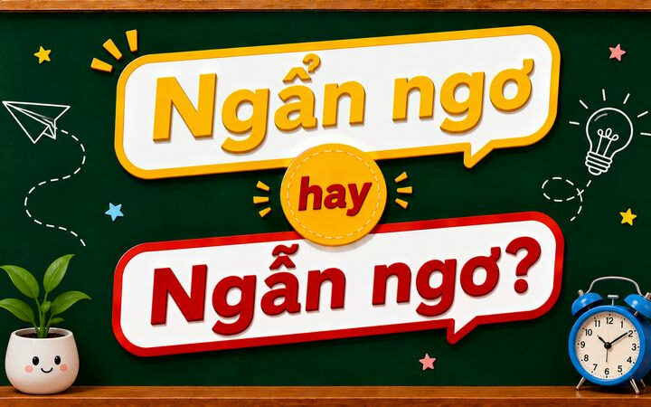 Ngẩn ngơ hay ngẫn ngơ? Từ nào viết đúng chính tả tiếng Việt chuẩn