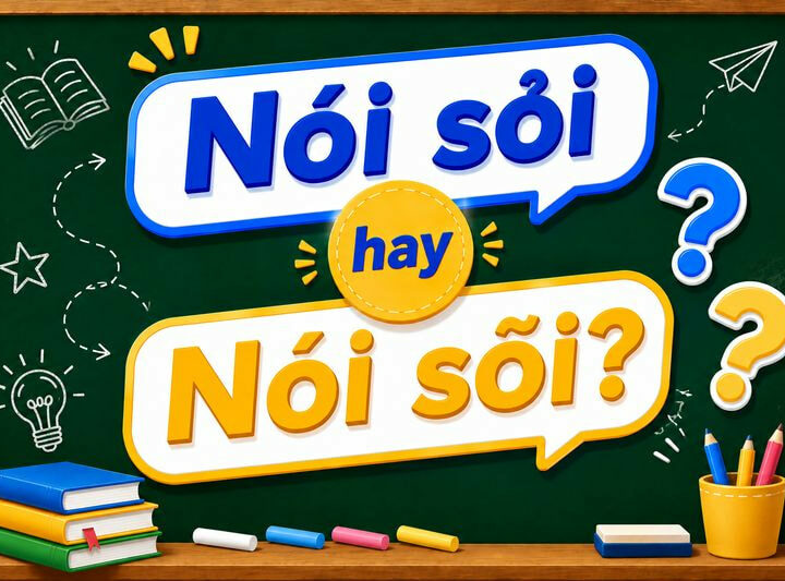 Nói sỏi hay nói sõi? Từ nào viết đúng chính tả tiếng Việt chuẩn