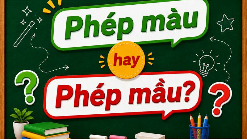 Phép màu hay phép mầu? Từ nào viết đúng chính tả tiếng Việt chuẩn