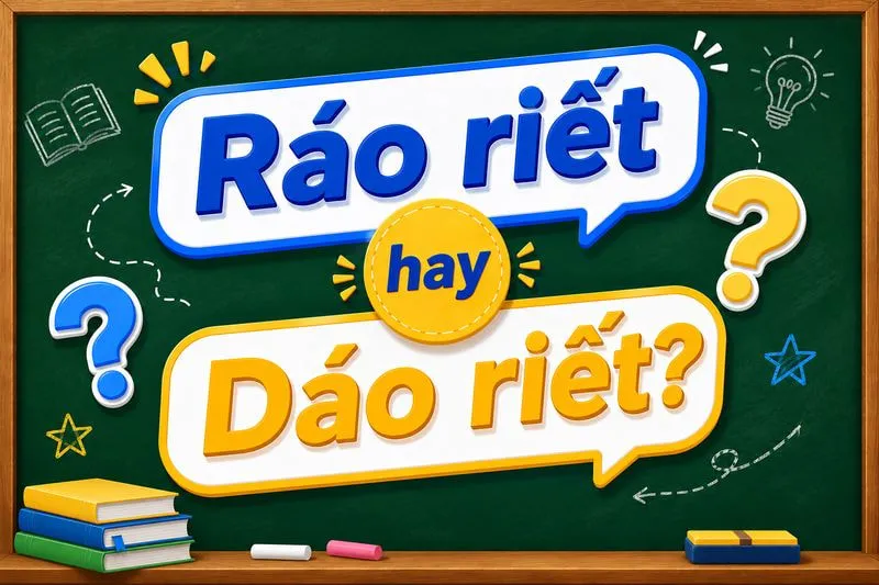 Ráo riết hay dáo riết mới đúng?