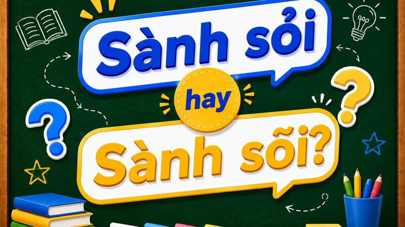 Sành sỏi hay sành sõi? Từ nào viết đúng chính tả tiếng Việt chuẩn