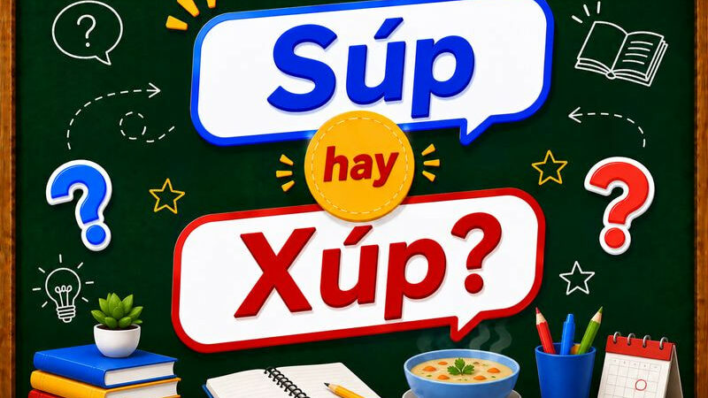 Súp hay xúp? Cách viết nào mới đúng chính tả tiếng Việt chuẩn