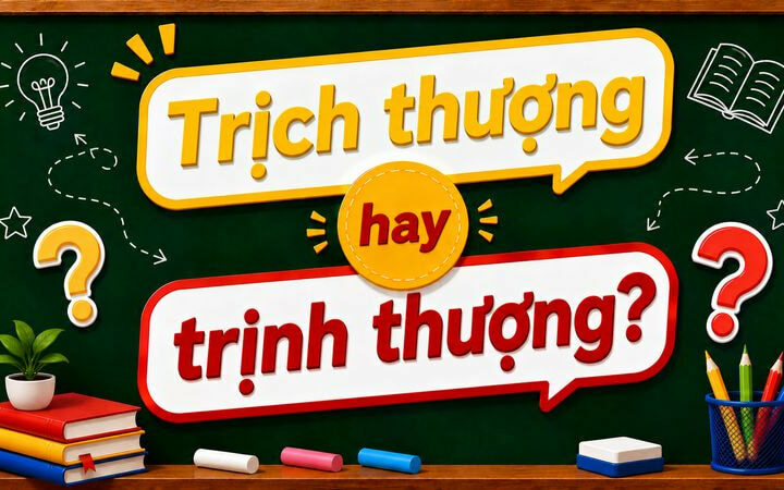 Trịch thượng hay trịnh thượng? Cách viết đúng chính tả tiếng Việt