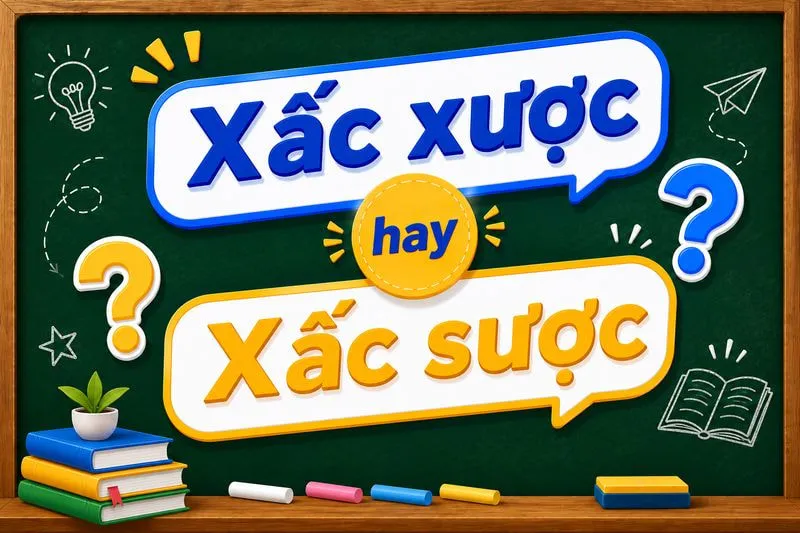 Cách viết đúng giữa xấc xược và xấc sược