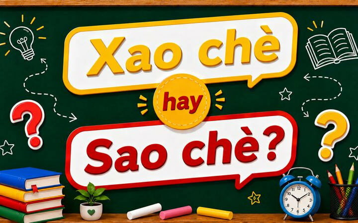 Xao chè hay sao chè? Từ nào viết đúng chính tả tiếng Việt chuẩn