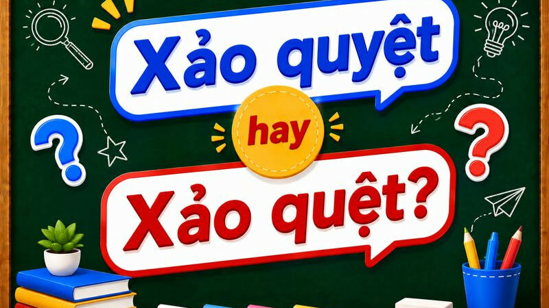Xảo quyệt hay xảo quệt? Cách viết đúng chính tả tiếng Việt chuẩn
