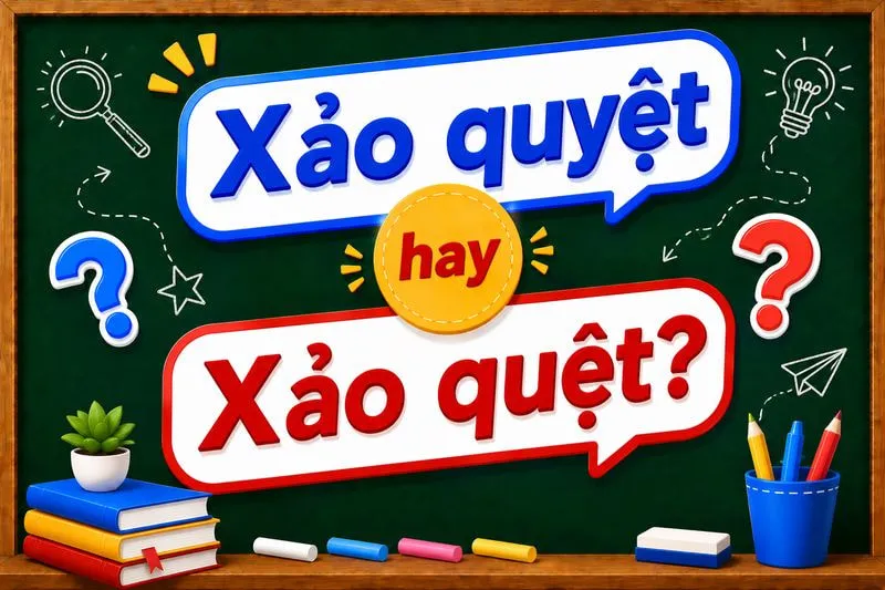 Xảo quyệt hay xảo quệt mới là từ đúng chính tả?