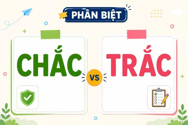 Phân biệt chắc và trắc