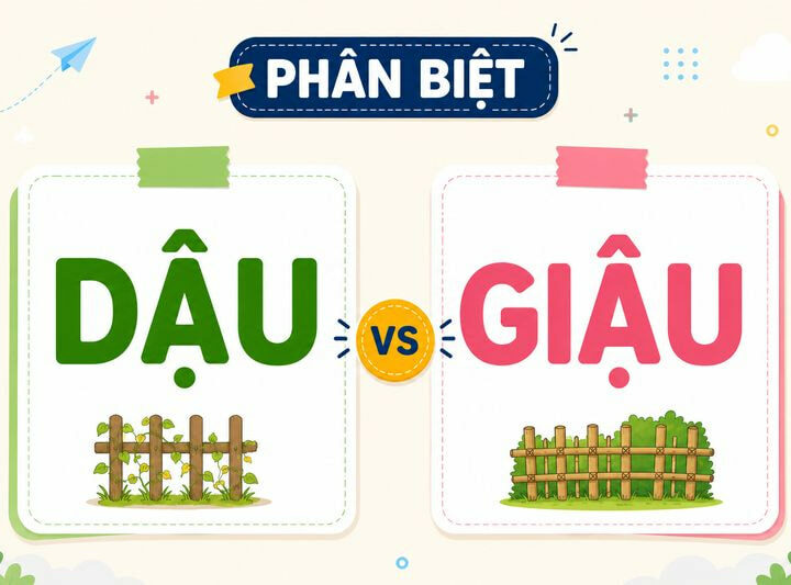 Phân biệt dậu và giậu – Nghĩa, cách dùng và ví dụ chuẩn chính tả