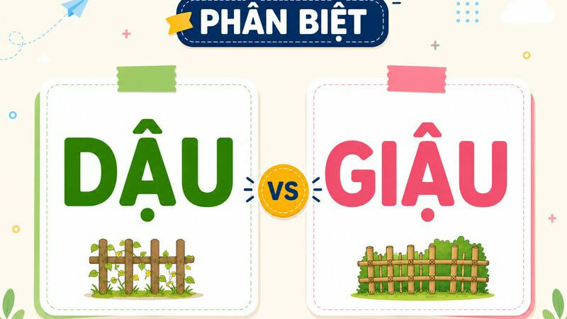 Phân biệt dậu và giậu – Nghĩa, cách dùng và ví dụ chuẩn chính tả