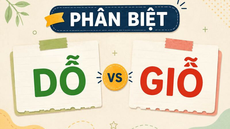 Phân biệt dỗ và giỗ – Nghĩa, cách dùng và phân biệt đúng chính tả