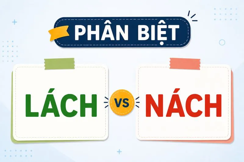 Phân biệt lách và nách