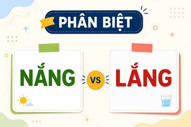 Phân biệt nắng và lắng