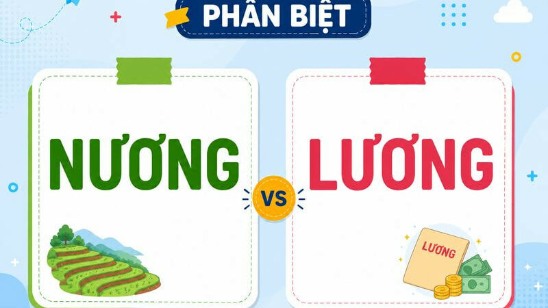 Phân biệt nương và lương – Nghĩa, cách dùng đúng chuẩn chính tả