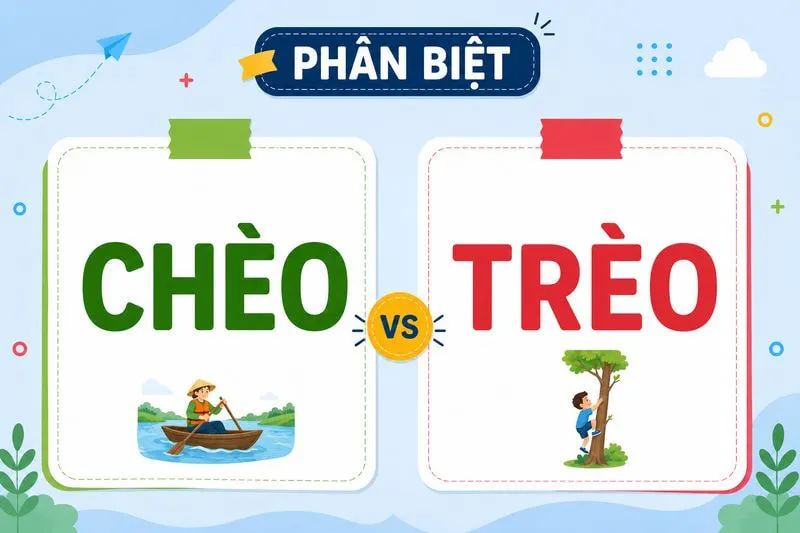 Phân biệt chèo và trèo