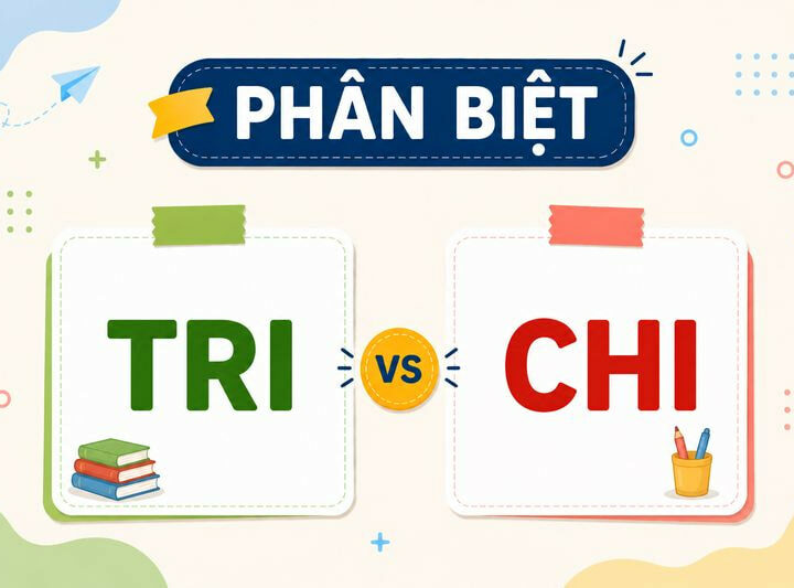 Phân biệt tri và chi – Nghĩa, cách dùng và ví dụ chuẩn chính tả