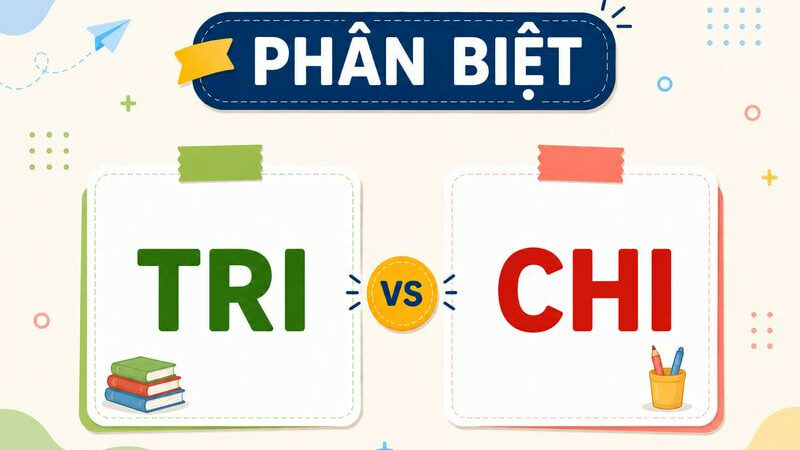 Phân biệt tri và chi – Nghĩa, cách dùng và ví dụ chuẩn chính tả