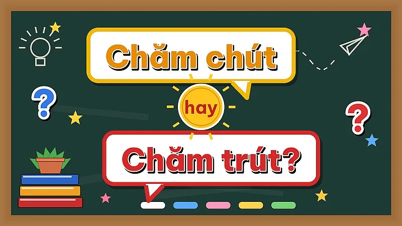 Chăm chút hay chăm trút — từ nào đúng chính tả?