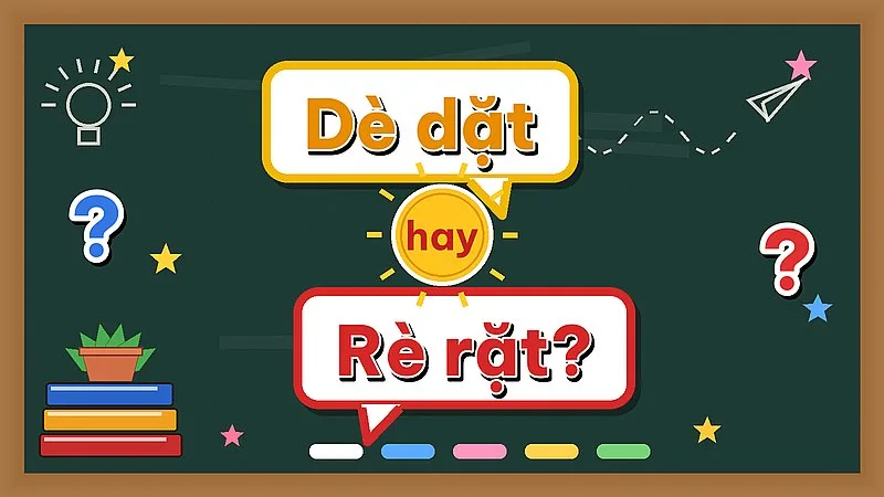 Dè dặt hay rè rặt — từ nào đúng chính tả?