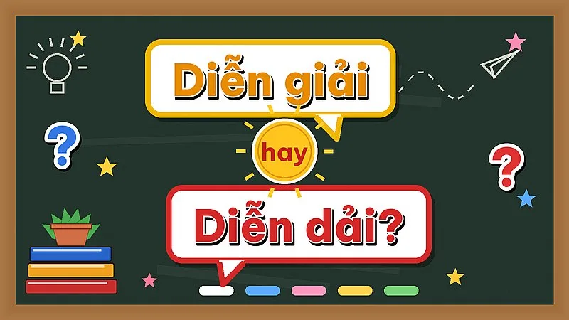 Diễn giải hay diễn dải — từ nào đúng chính tả?