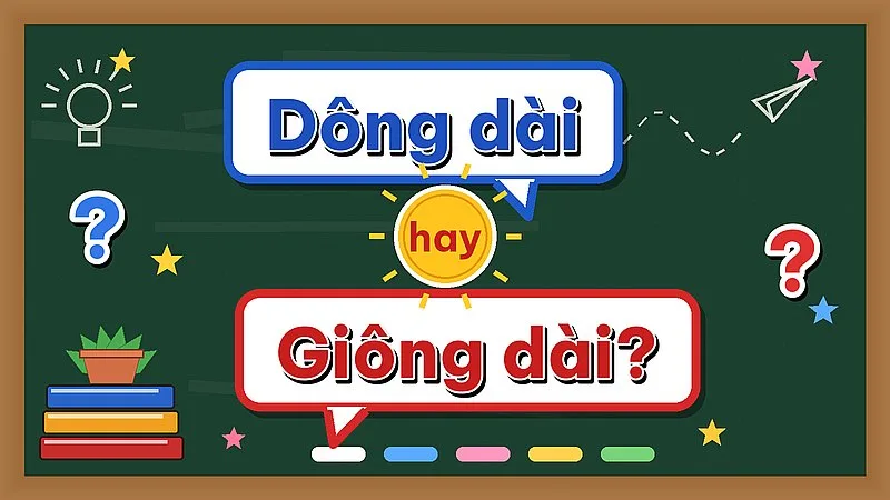 Dông dài hay giông dài — từ nào đúng chính tả?