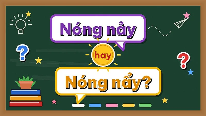 Nóng nảy hay nóng nẩy — cả hai cách viết đều đúng chính tả