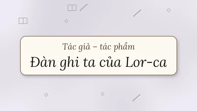 đàn ghi ta của lor-ca thanh thảo