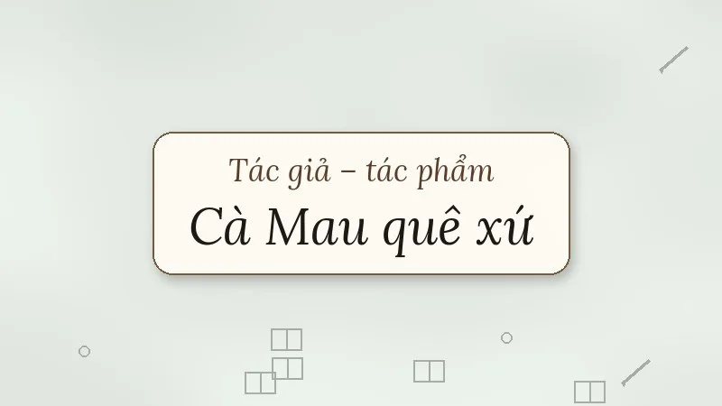 cà mau quê xứ trần tuấn