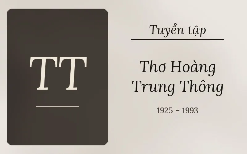 Thơ Hoàng Trung Thông