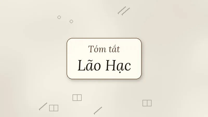 tóm tắt lão hạc