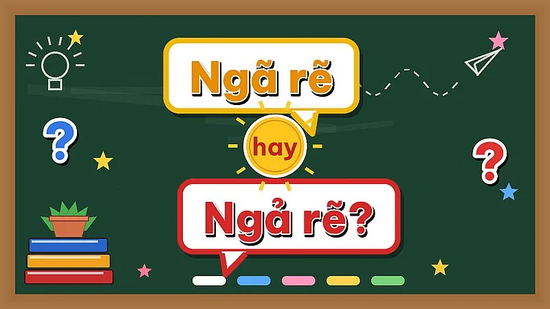Ngã rẽ hay ngả rẽ — hai cách viết đều được dùng, khác sắc thái