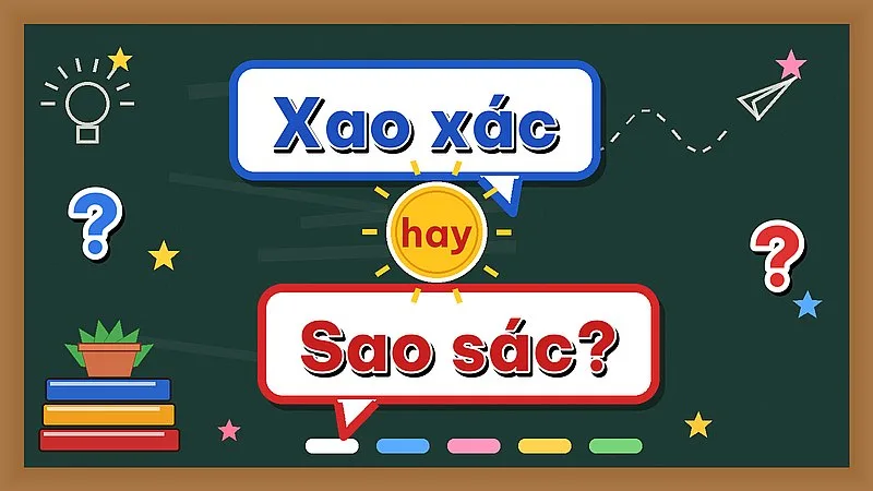 Xao xác hay sao sác — xao xác mới là cách viết đúng chính tả