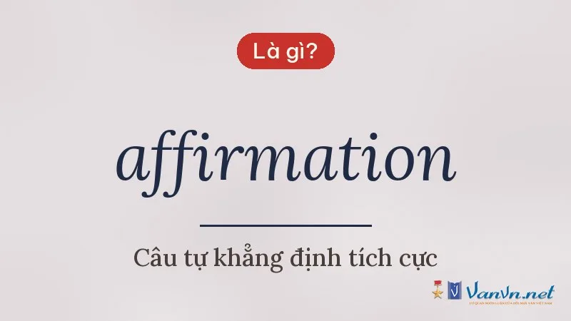 affirmation là gì