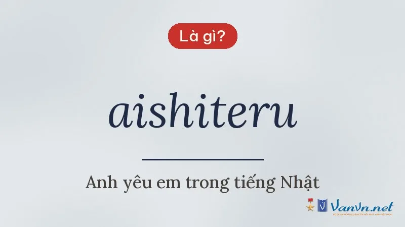 aishiteru là gì