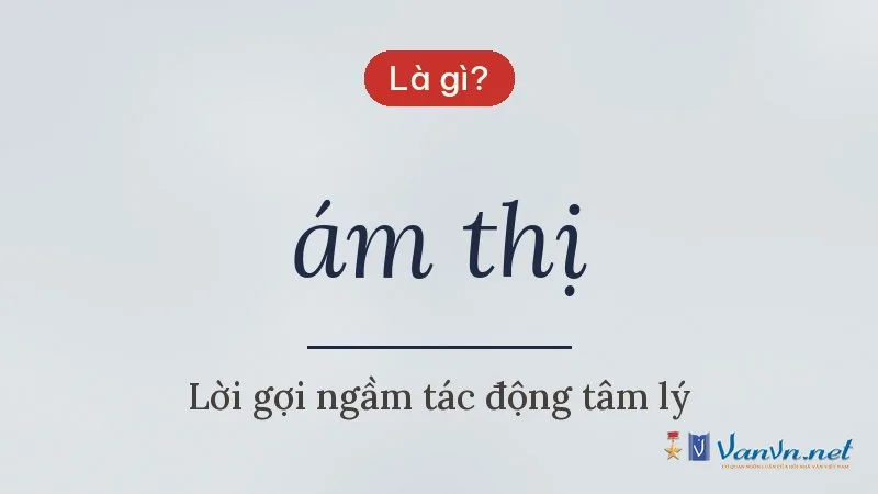 ám thị là gì