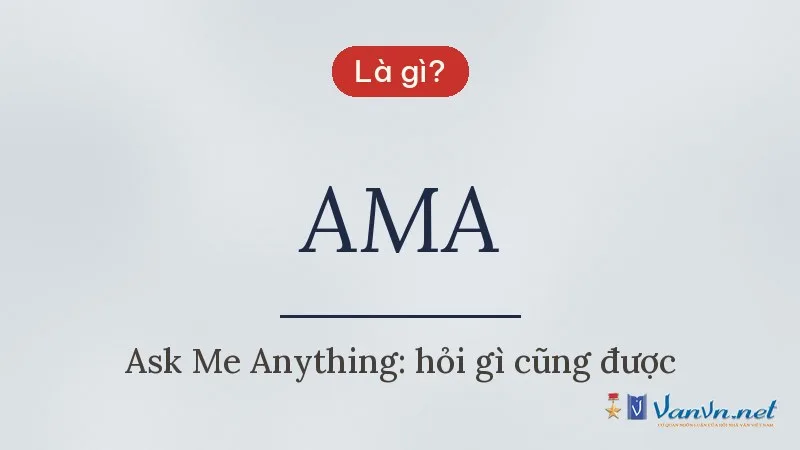 AMA là gì