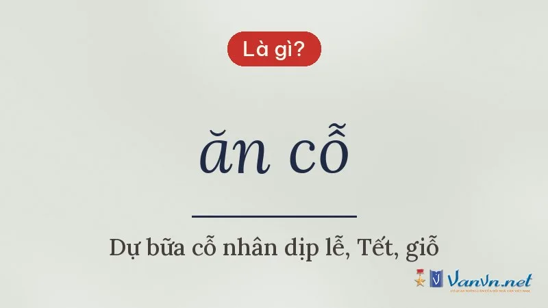 ăn cỗ là gì