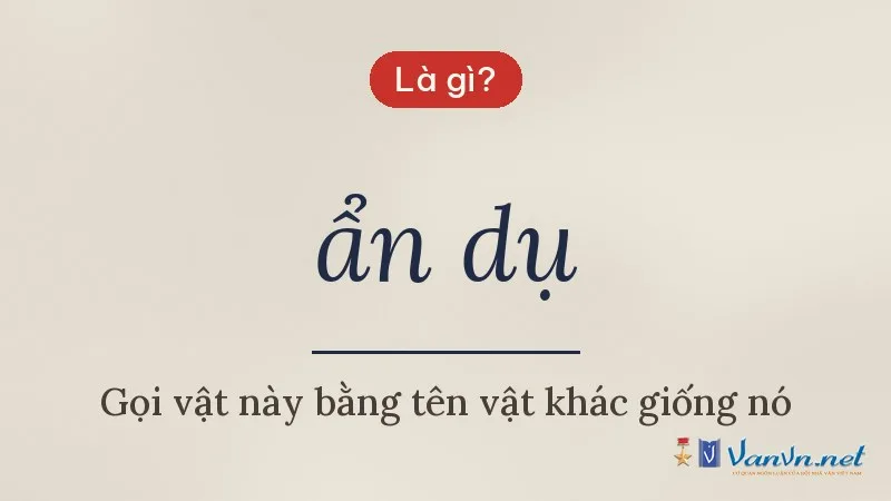 ẩn dụ là gì