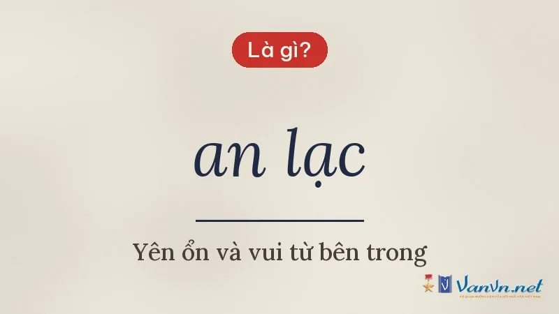 an lạc là gì