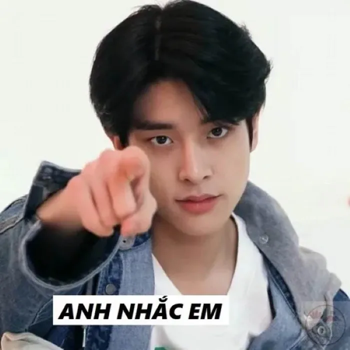 meme anh nhắc em