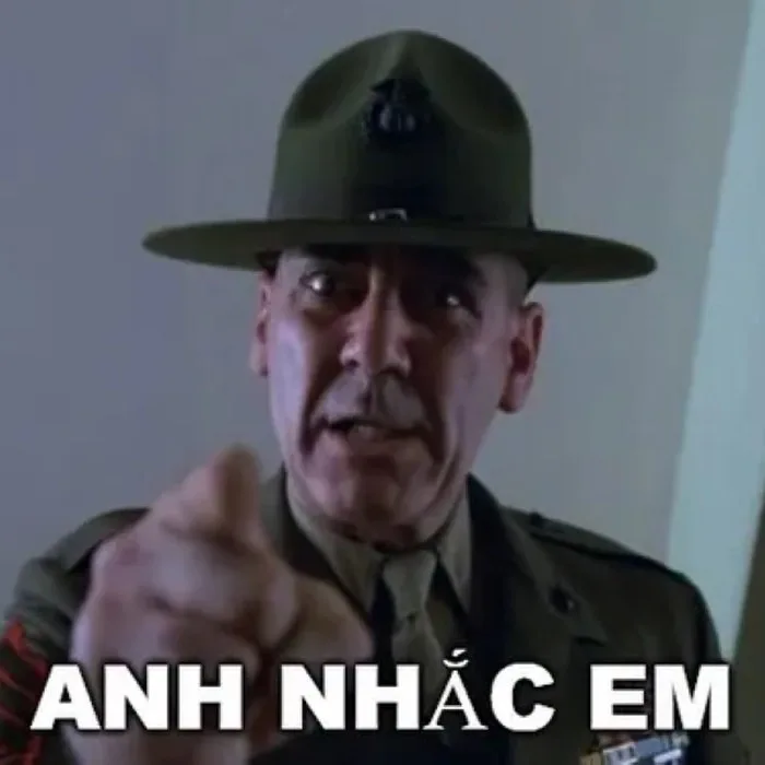 hình meme anh nhắc em