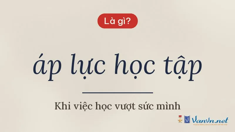 áp lực học tập là gì