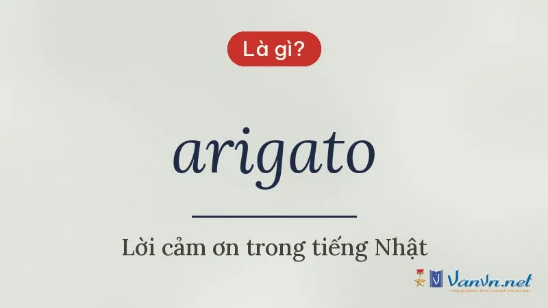 arigato là gì