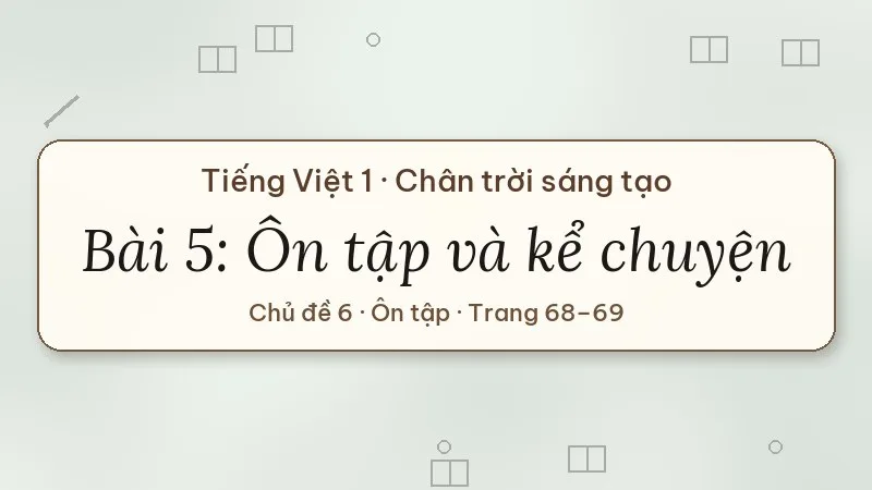 bài 5 ôn tập và kể chuyện khỉ và sư tử lớp 1 chân trời sáng tạo