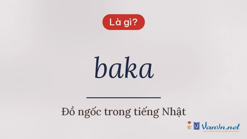 baka là gì