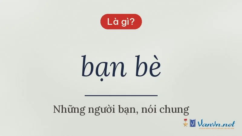 bạn bè là gì