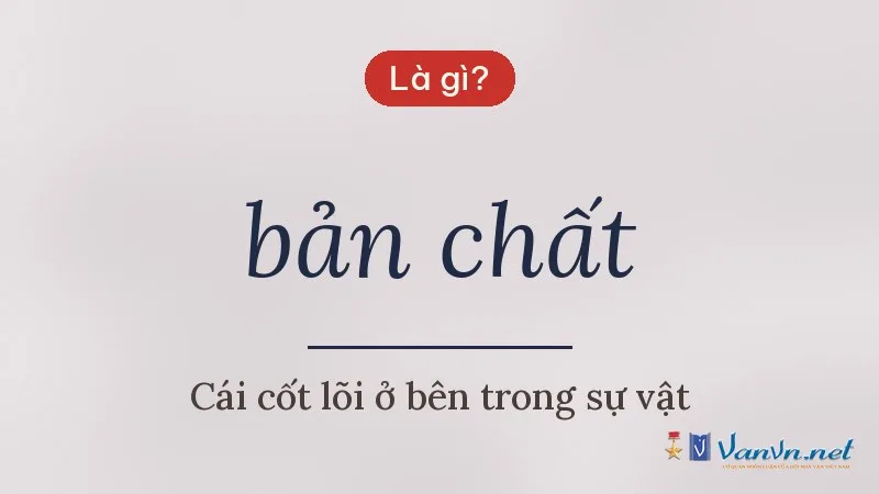 bản chất là gì