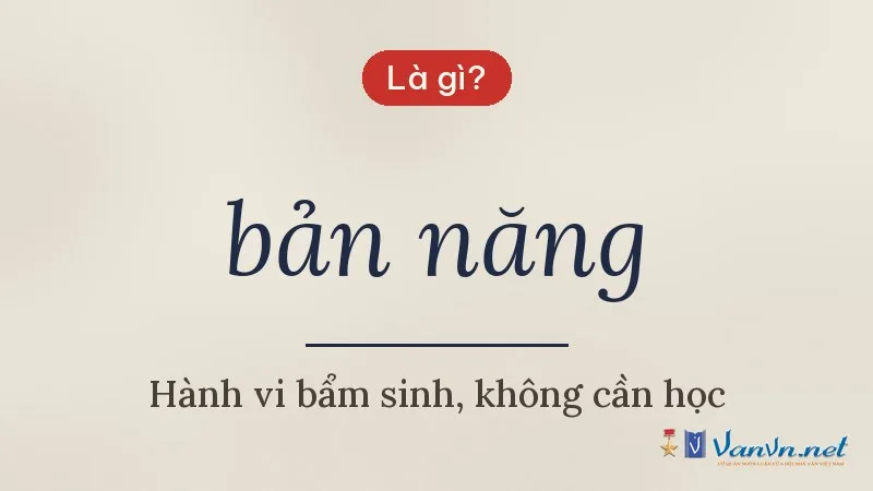 bản năng là gì
