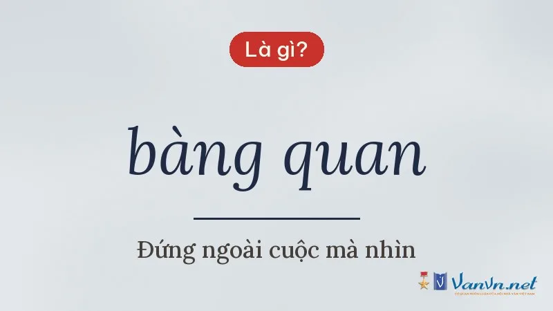 bàng quan là gì